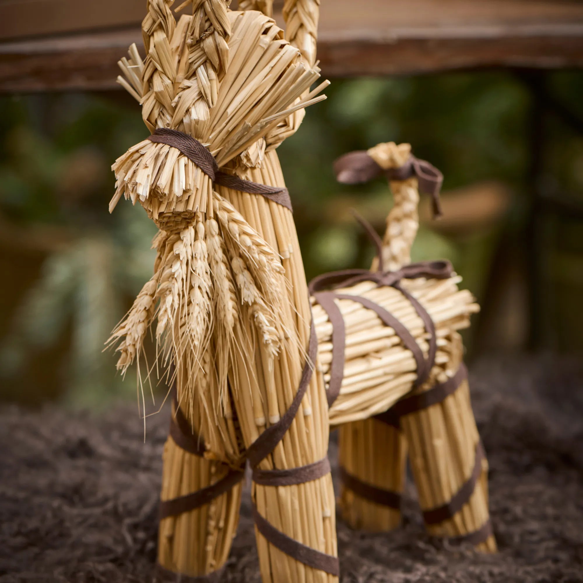 Ib Laursen Weihnachtsziege Julbock braun 44 cm