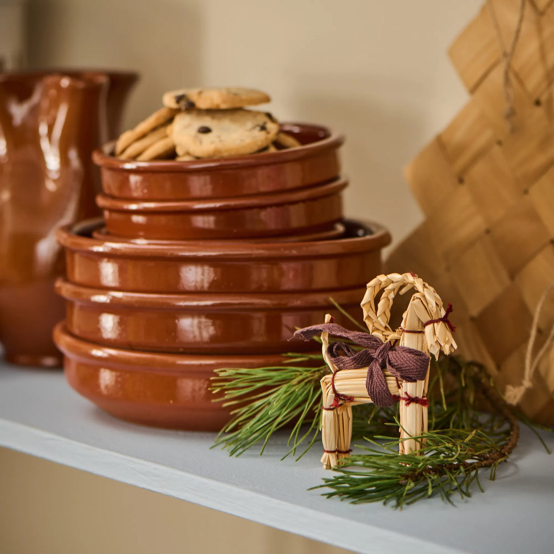ib laursen weihnachtsziege julbock zum hängen braun anna und ole shop