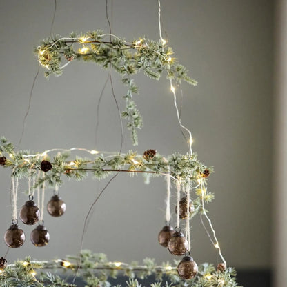 Ib Laursen weihnachtliche Zedern Girlande mit Zapfen 180 cm