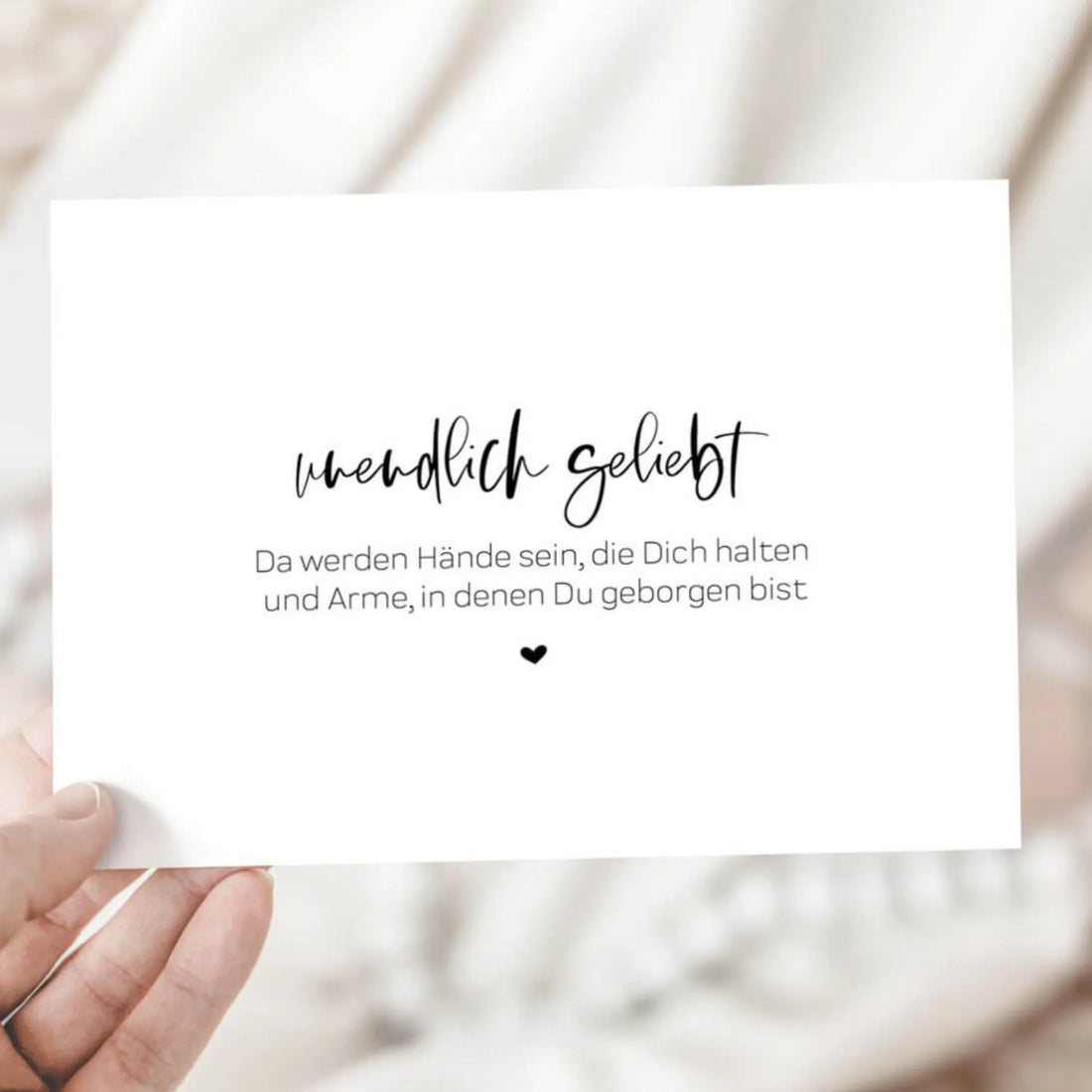 kamewi postkarte unendlich geliebt annaundole shop