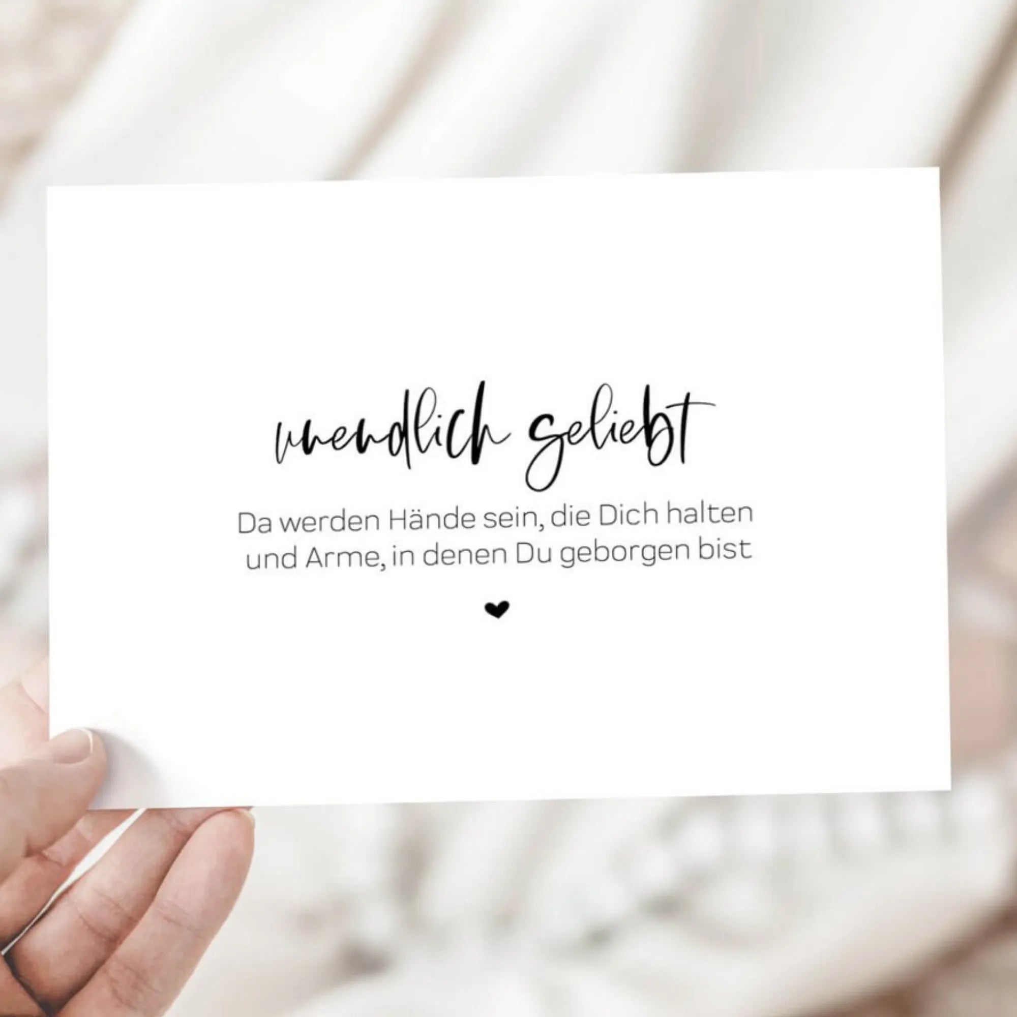 kamewi postkarte unendlich geliebt annaundole shop