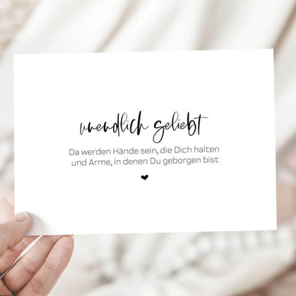 kamewi postkarte unendlich geliebt annaundole shop