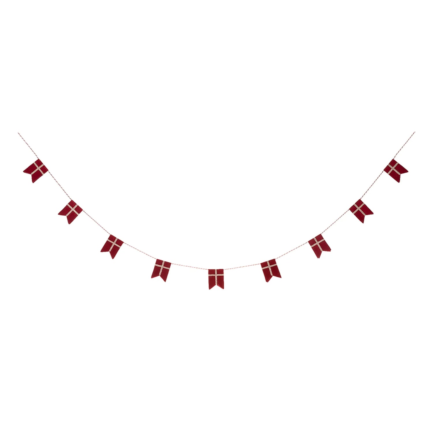 Maileg Dannebrog Fahnengirlande 170 cm aus Baumwolle