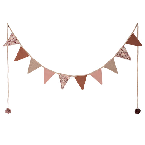 Maileg Kinderzimmer Girlande Patchwork rosa 280 cm