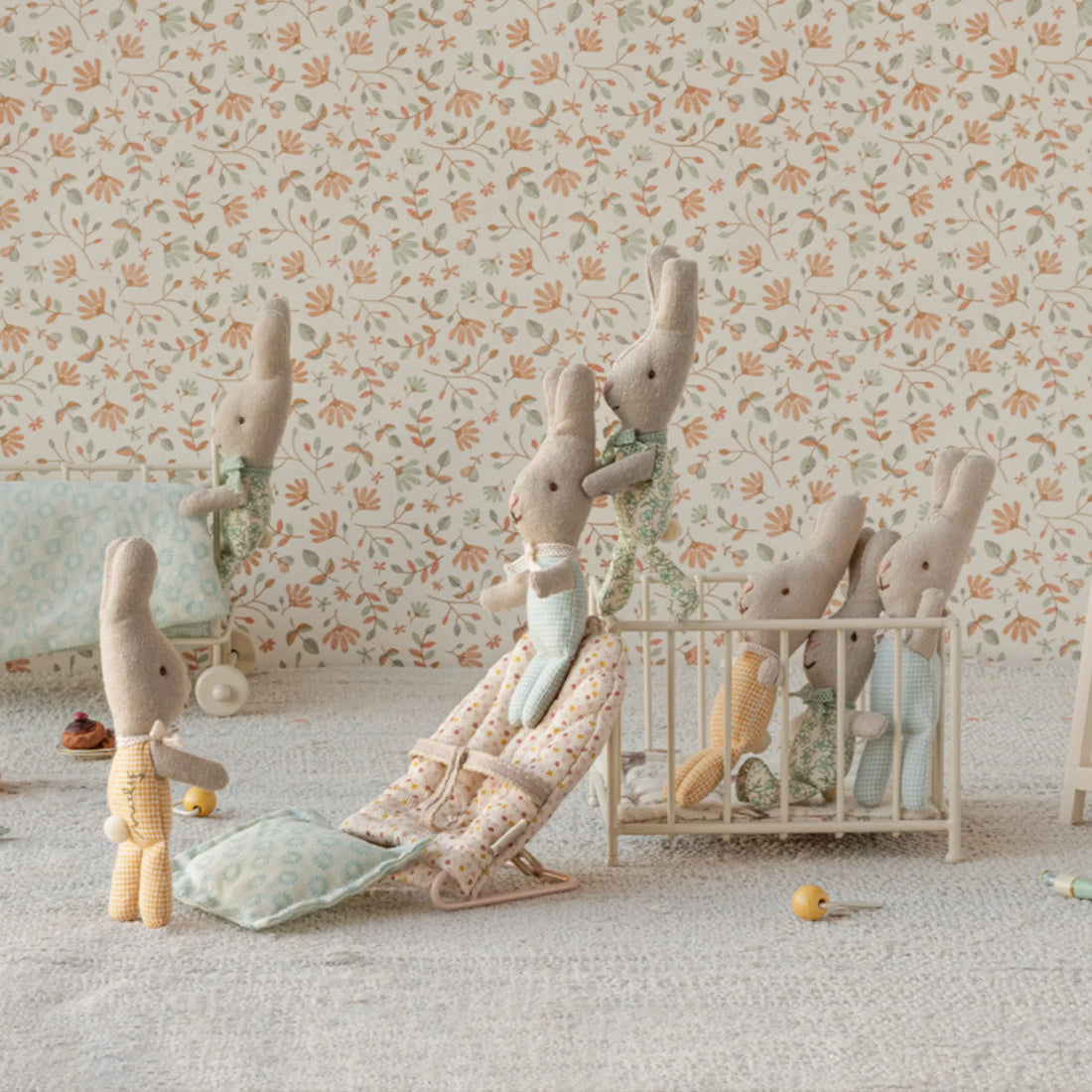 Maileg Kaninchen Hase &quot;My&quot; Baby gelber Strampler