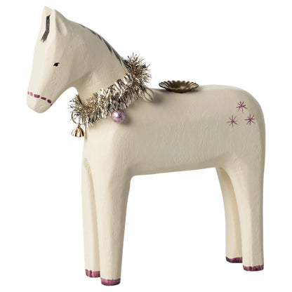 Maileg Weihnachten Kerzenhalter &quot;Weißes Pferd&quot; groß oder klein