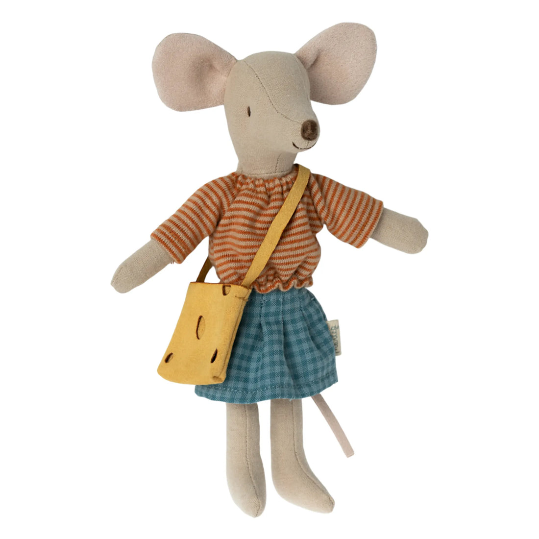Maileg Mama Maus Bekleidung Set Bluse, Rock &amp; Käsetasche
