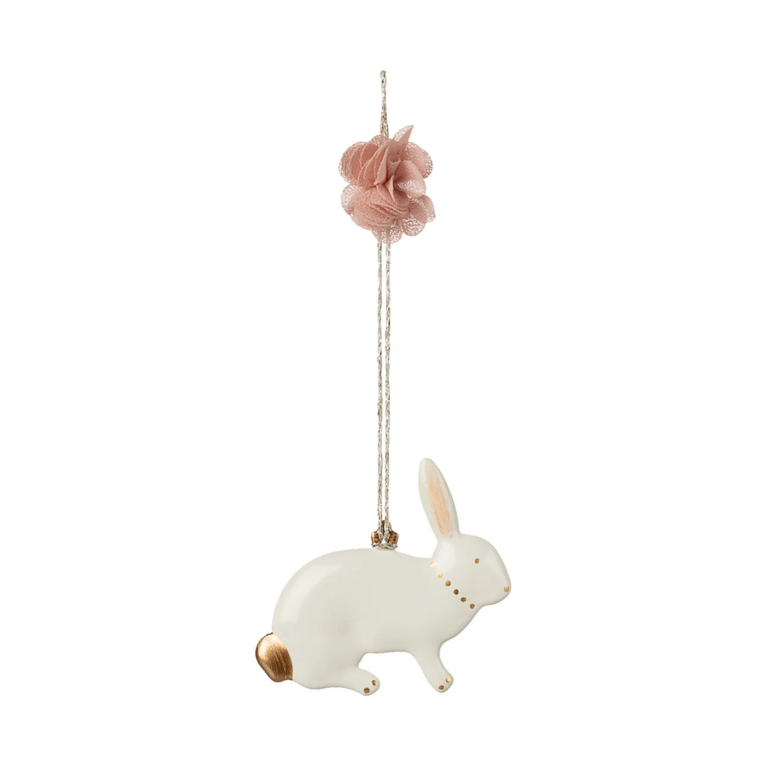 maileg metall osterhase sitzend ornament weiß anna und ole shop