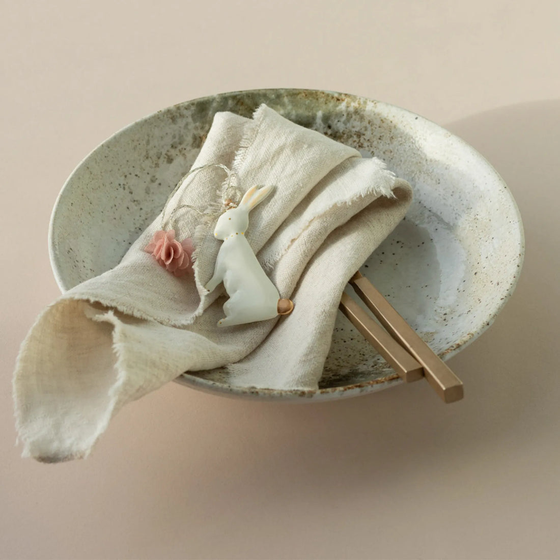 maileg metall osterhase stehend ornament weiß anna und ole shop