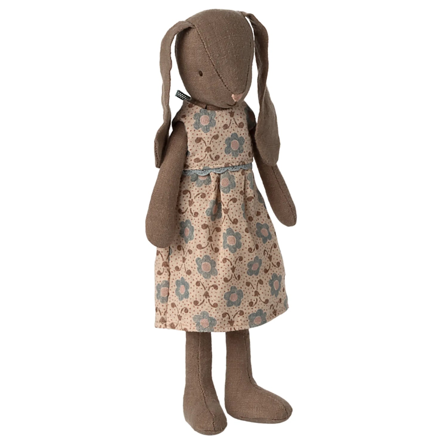 Maileg Hase Mädchen Ostern Größe 2 braun mit Blumenkleid