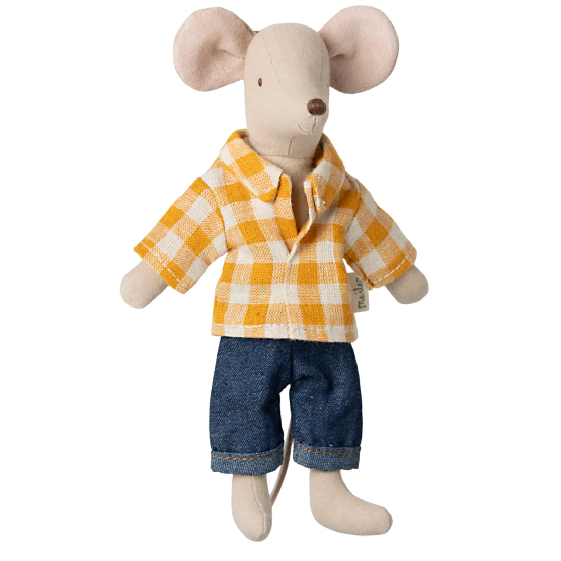 maileg papa maus grau mit hose und hemd anna und ole shop