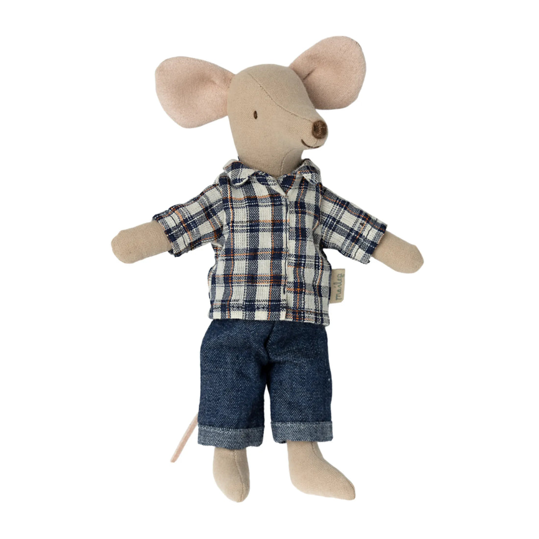 maileg papa maus outfit karohemd und jeans anna und ole shop