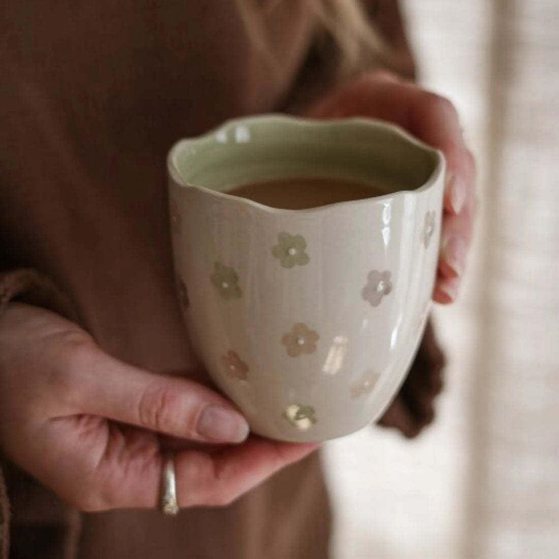 majas cottage becher bloom grün taupe anna und ole shop