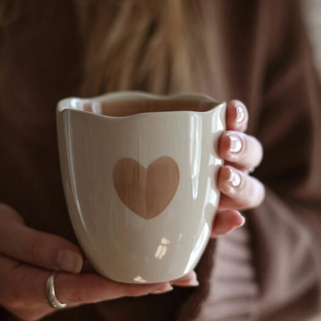 majas cottage becher heartly taupe herz braun anna und ole shop