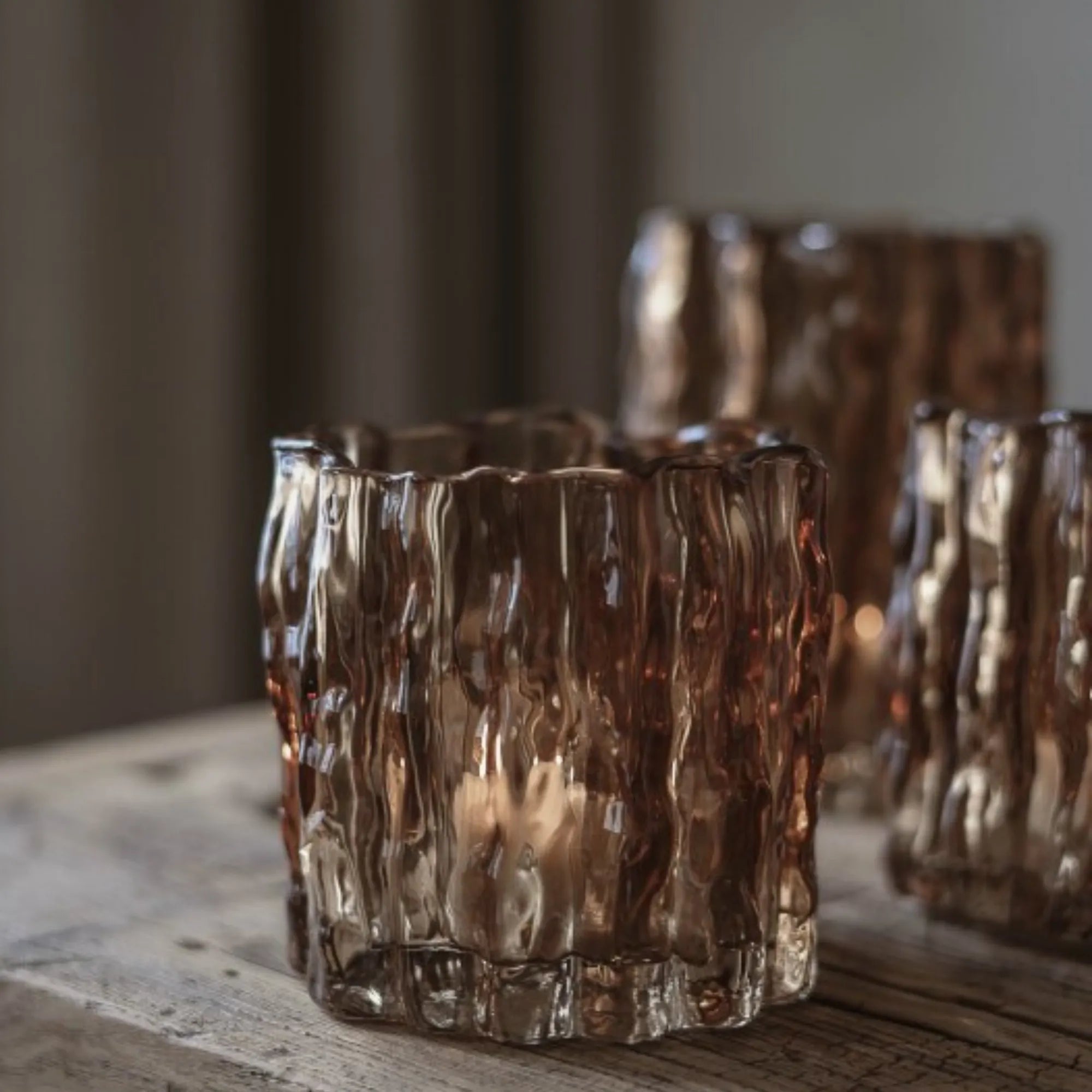 Majas Cottage Kerzenhalter Laterne &quot;Classico&quot; Kastanie 12 cm