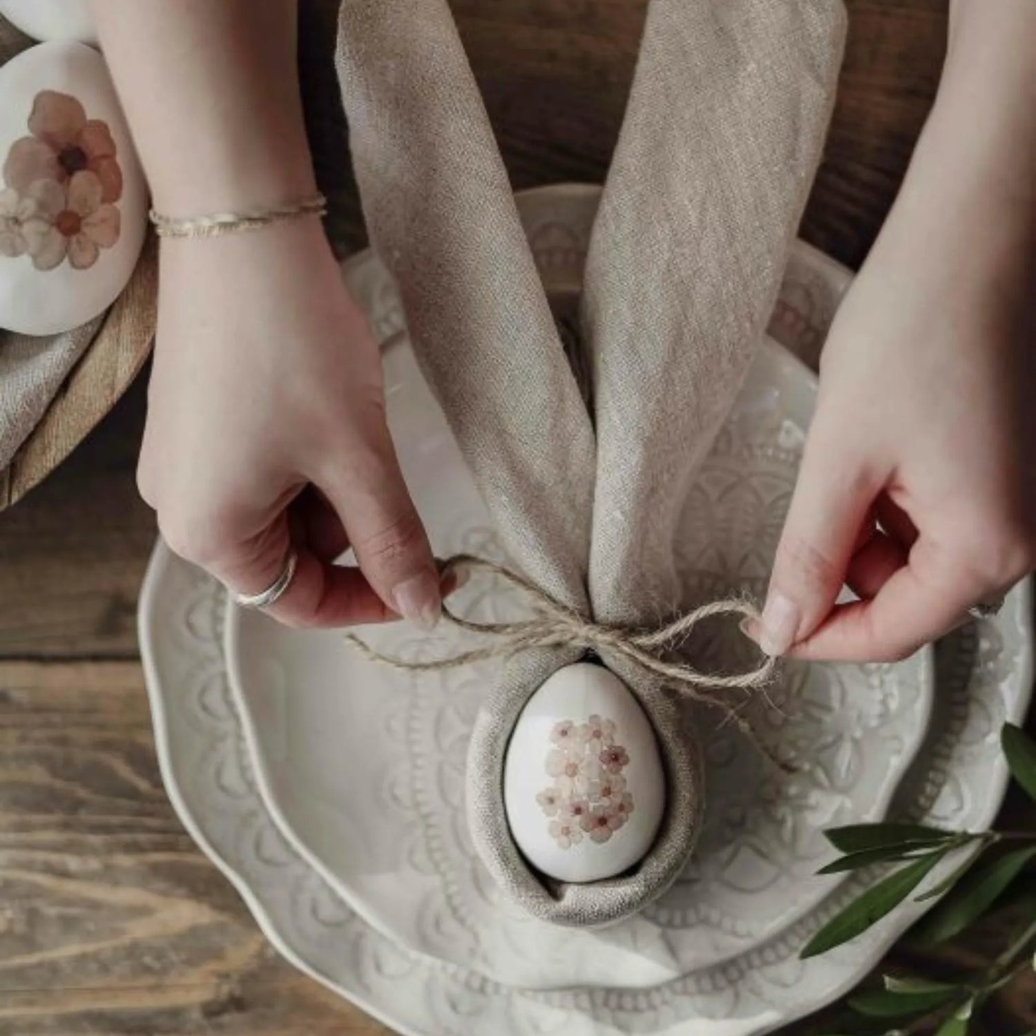 majas cottage osterei weiß floral klein anna und ole shop