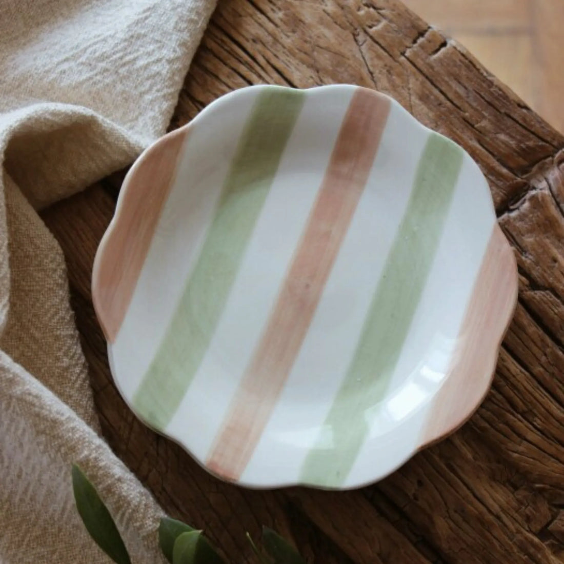 majas cottage teller bloom grün taupe anna und ole shop