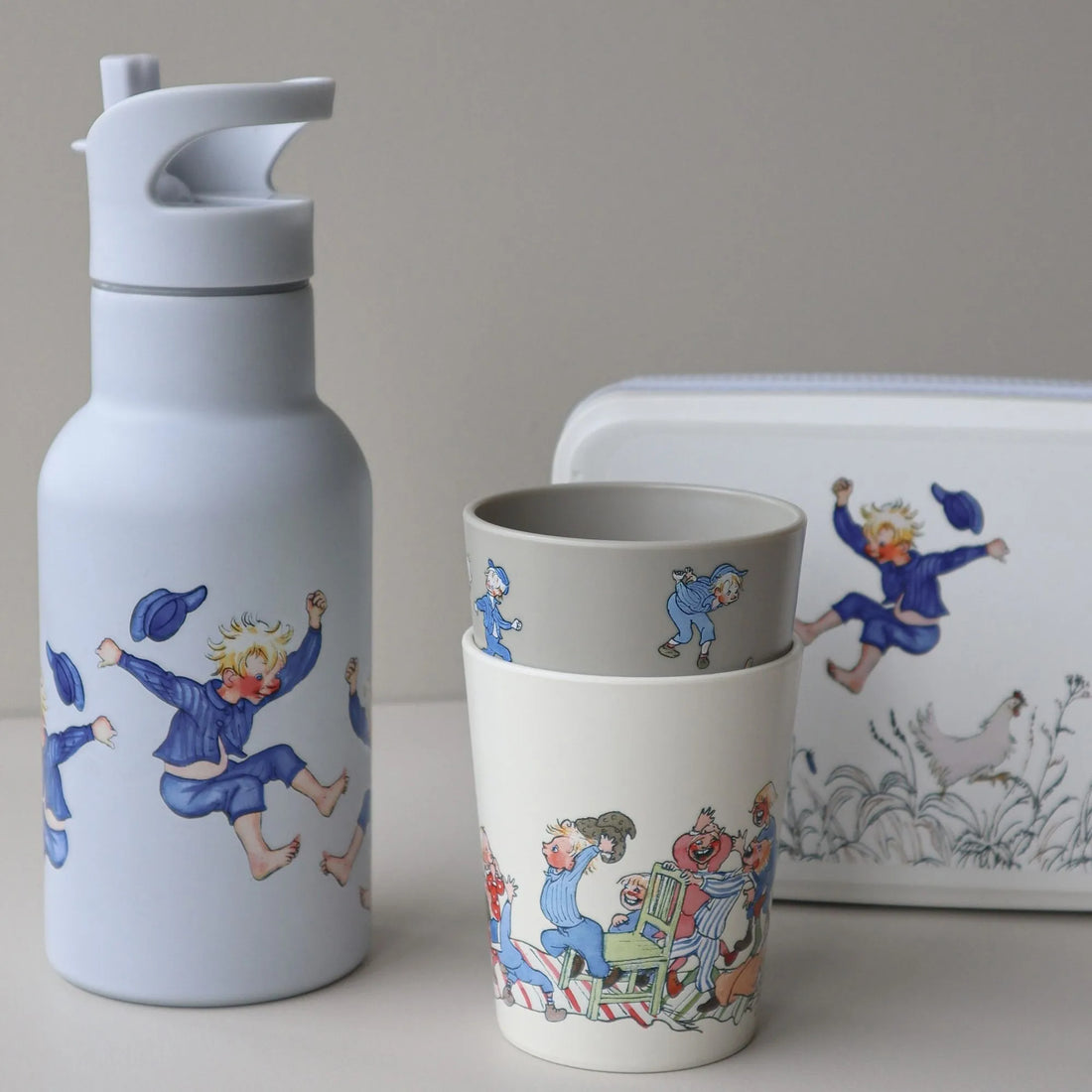 michel aus lönneberga trinkbecher beige anna und ole shop