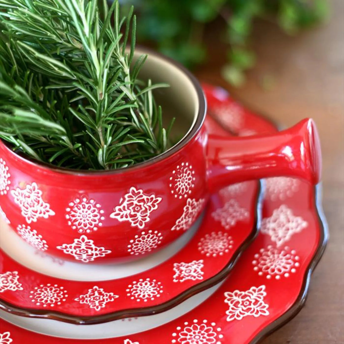 miljögarden suppenschüssel merry rot weiß anna und ole shop