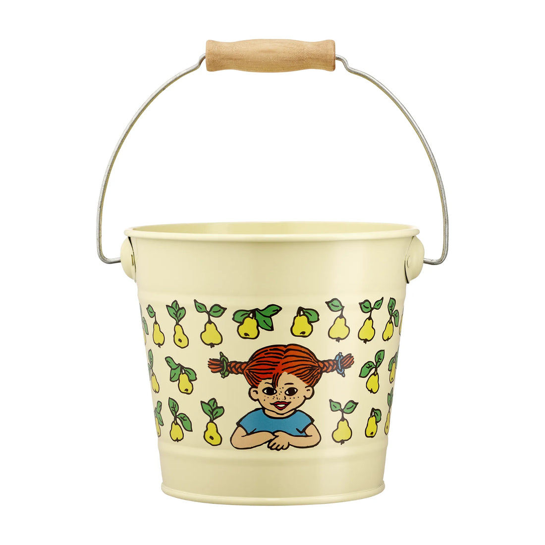 Muurla Pippi Langstrumpf Eimer &quot;Früchte&quot; aus Metall 2000 ml