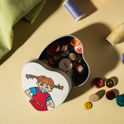 Muurla Pippi Langstrumpf Dose Aufbewahrung "Sei mehr Pippi" Herz