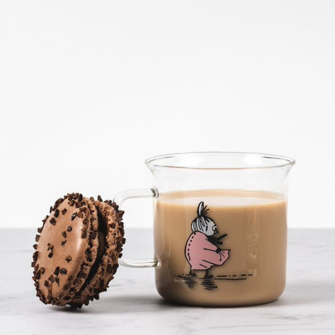Muurla Mumin Glasbecher "Little My" 350 ml
