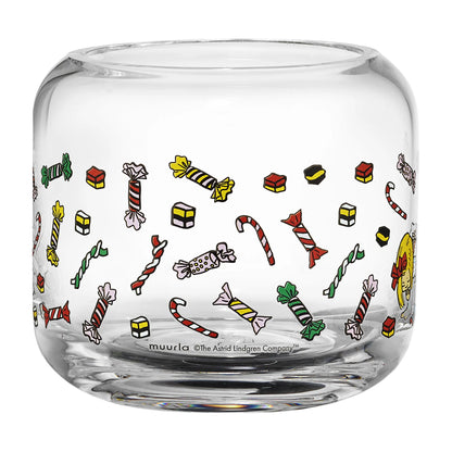 Muurla Kerzenhalter aus Glas Pippi Langstrumpf "Candy" 8 cm