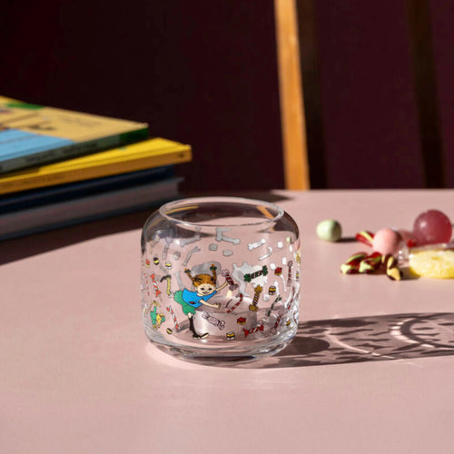 Muurla Kerzenhalter aus Glas Pippi Langstrumpf "Candy" 8 cm