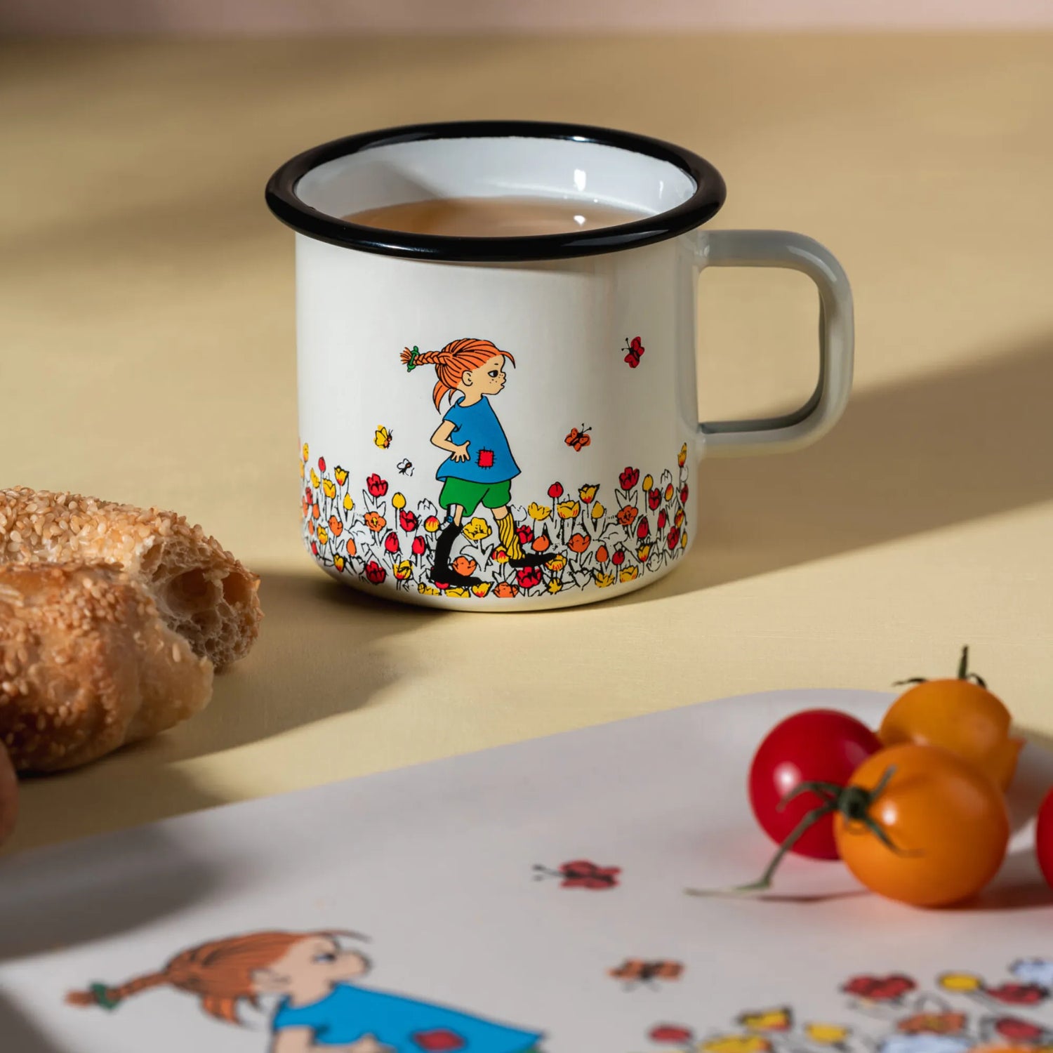 muurla tasse emaille be more pippi anna und ole shop