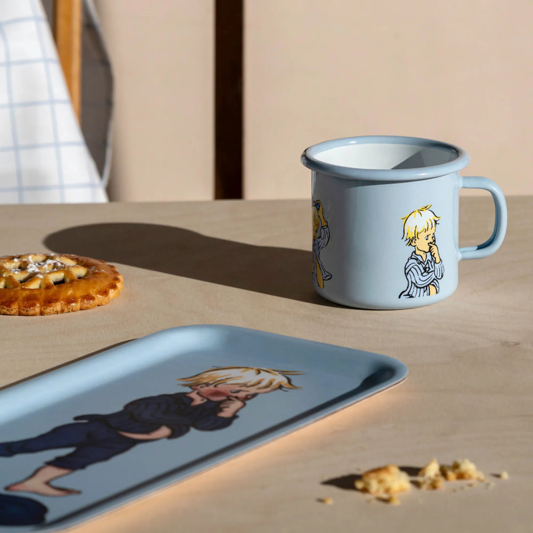 muurla tasse emaille michel aus lönneberga neues design anna und ole shop