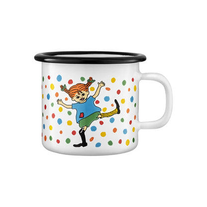 Muurla Tasse aus Emaille Pippi Langstrumpf "Hopsasa" 250 ml