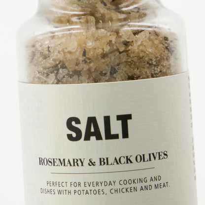 Nicolas Vahé Gewürzmühle Meersalz &quot;Rosmarin &amp; schwarze Oliven&quot; 310 g