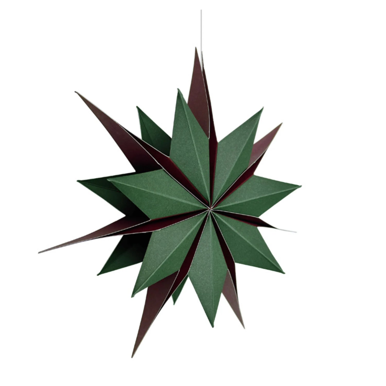 noordliving weihnachten stern grün rot hängend anna und ole shop