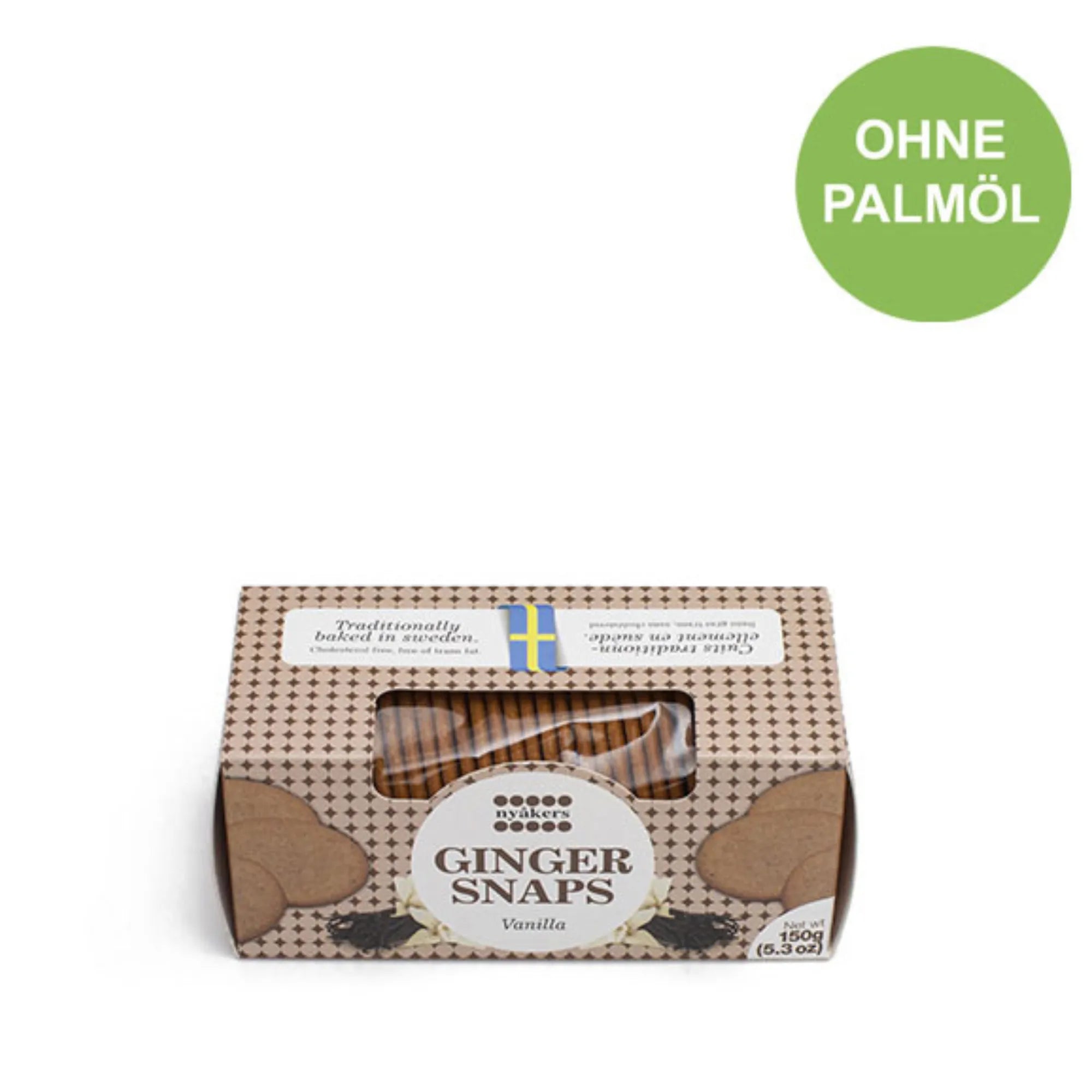 Nyåkers Pfefferkuchen Ginger Snaps Vanille 150 g