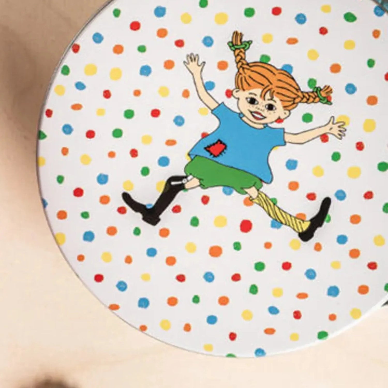 Muurla Aufbewahrungs-Dose Pippi Langstrumpf &quot;Hoppsansa&quot; ø 18 cm