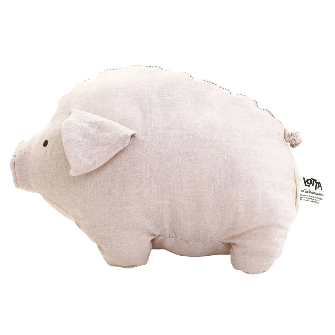 Rätt Start "Lotta aus der Krachmacherstraße" Kuscheltier Schwein "Teddy"