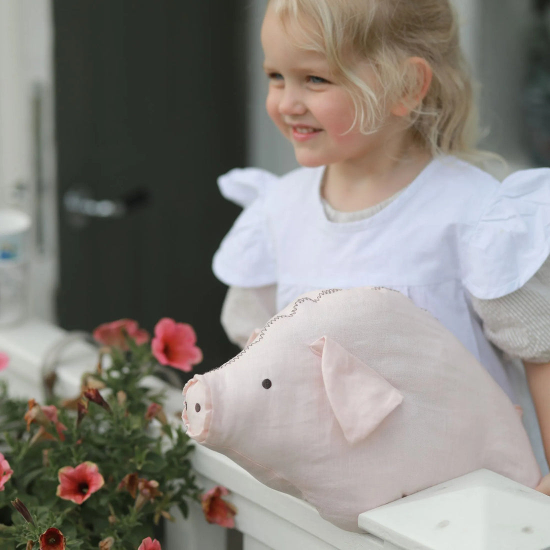 Rätt Start "Lotta aus der Krachmacherstraße" Kuscheltier Schwein "Teddy"