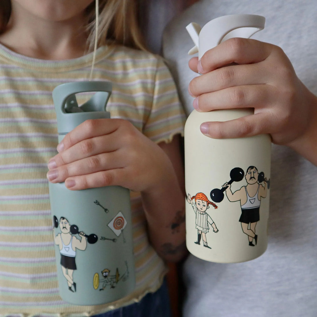 rätt start trinkflasche Pippi Langstrumpf im zirkus annaundoleshop