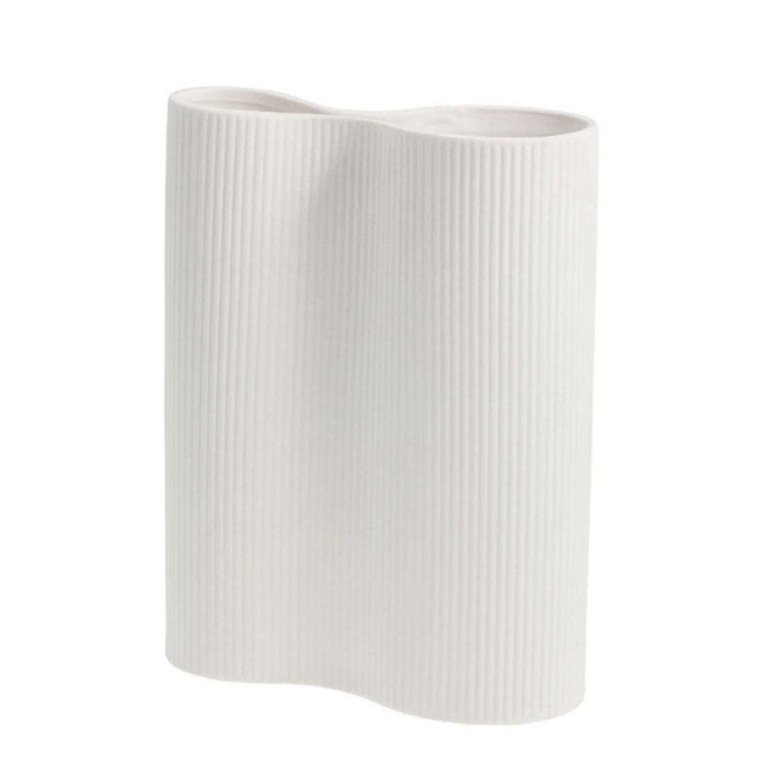 Storefactory Vase &quot;Bunn&quot; weiß