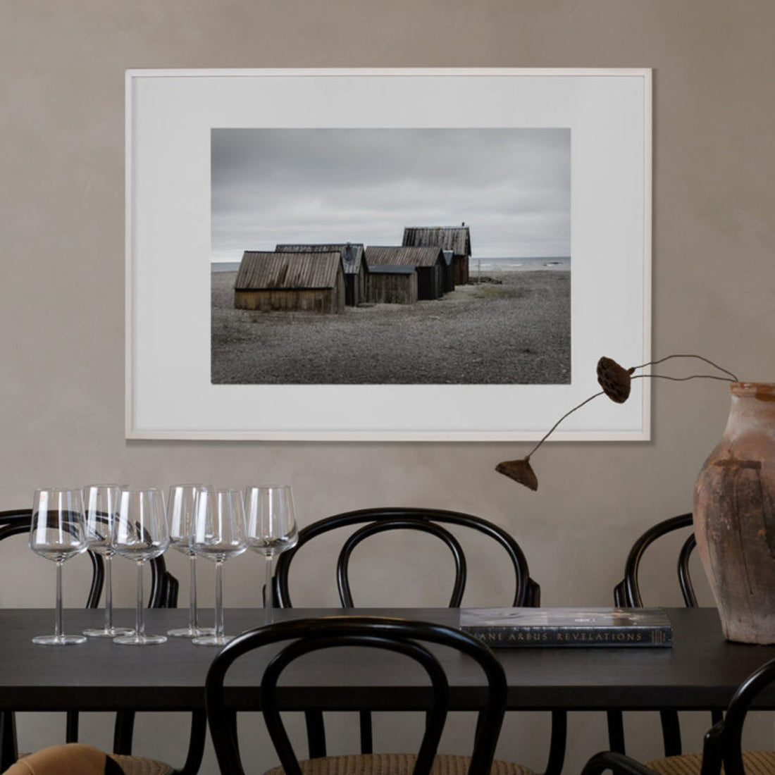 storefactory bild Fischerhütten am meer 50x70 cm anna und ole