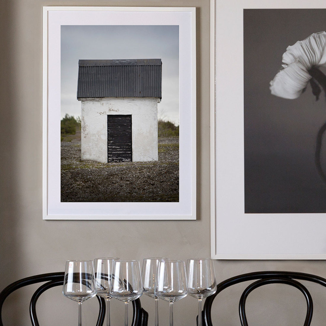 storefactory bild Fischerhütten am meer 50x70 cm anna und ole