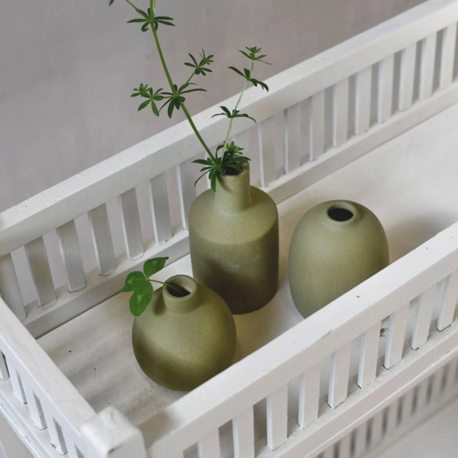 Storefactory gerade Vase &quot;Albacken&quot; grün