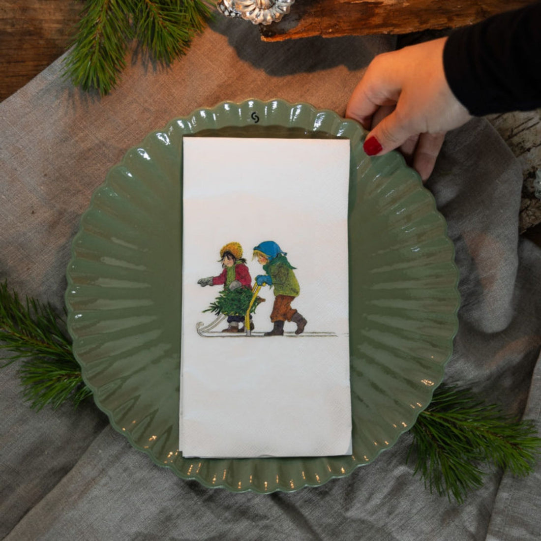 Storefactory "Wir Kinder von Bullerbü" Kapitel 2 Servietten Weihnachten