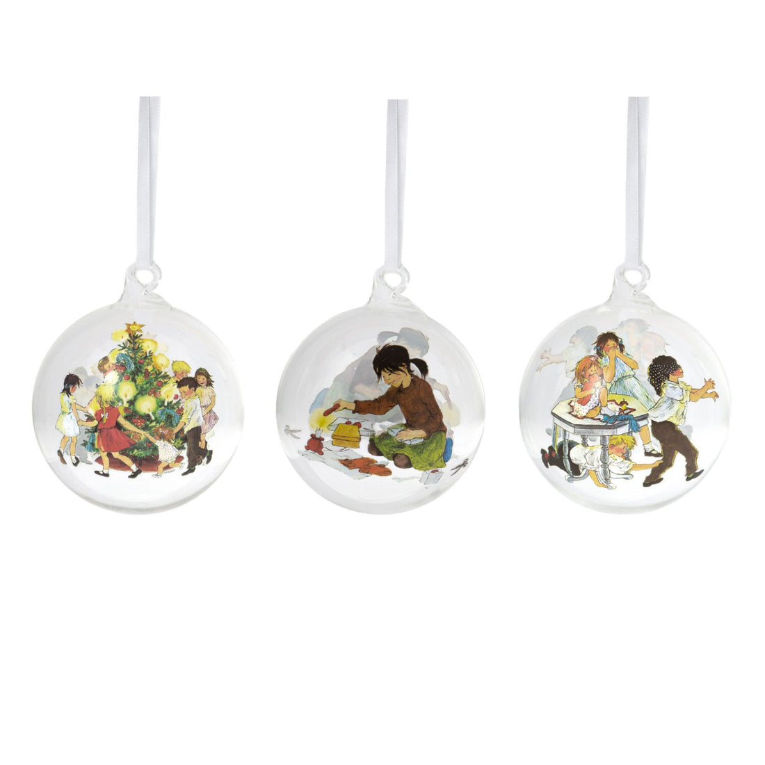 Storefactory "Wir Kinder von Bullerbü" Kapitel 2 Weihnachtskugeln 3-er Set
