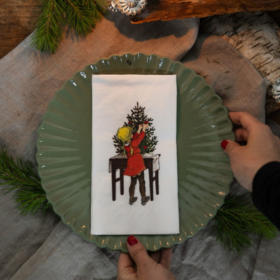 Storefactory "Wir Kinder von Bullerbü" Kapitel 4 Servietten Weihnachten