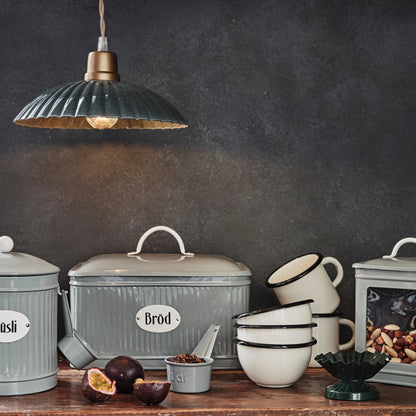 Strömshaga Vorratsdose Brotkasten Hugo &quot;Brot&quot; grün