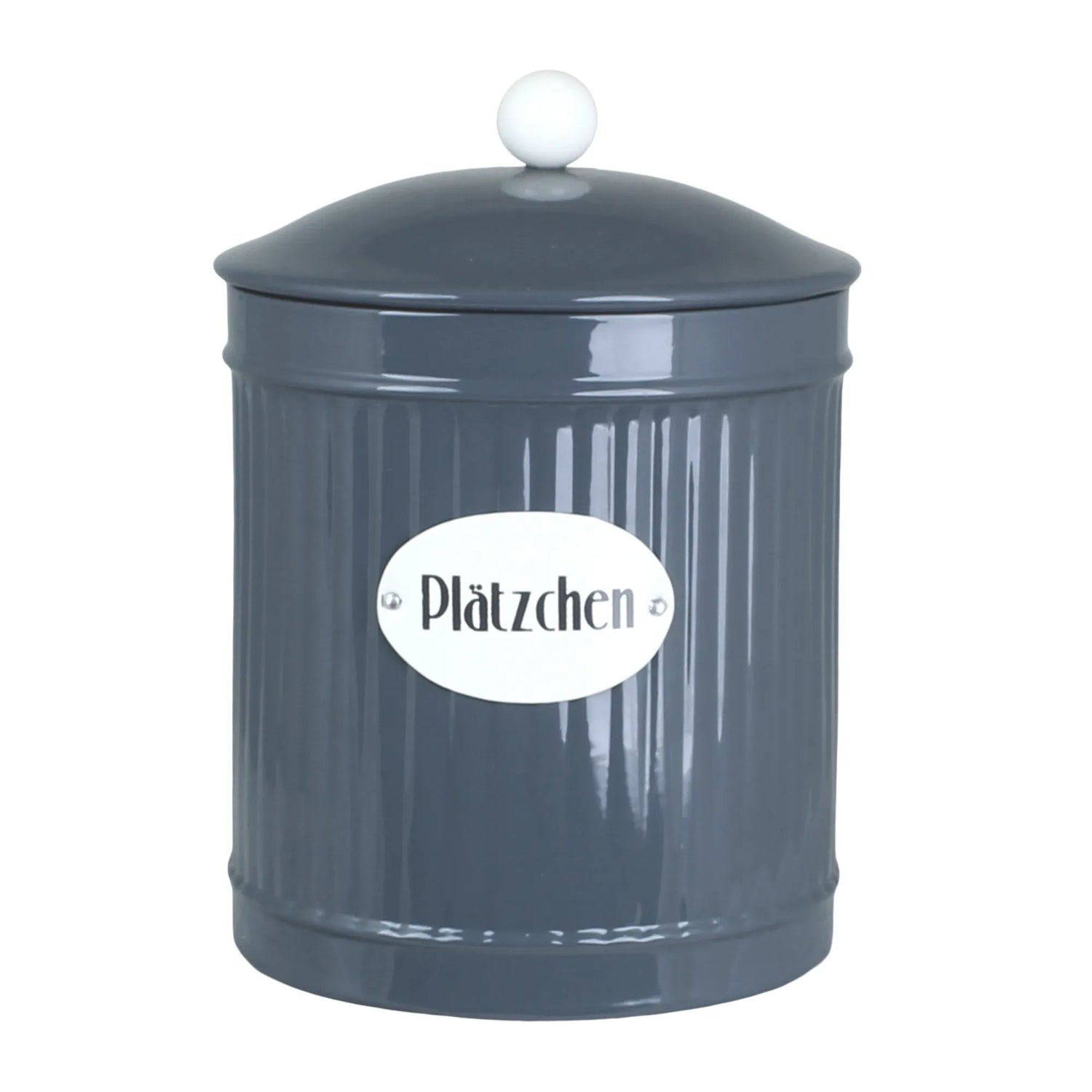 Strömshaga Vorratsdose Hugo &quot;Plätzchen&quot; blau