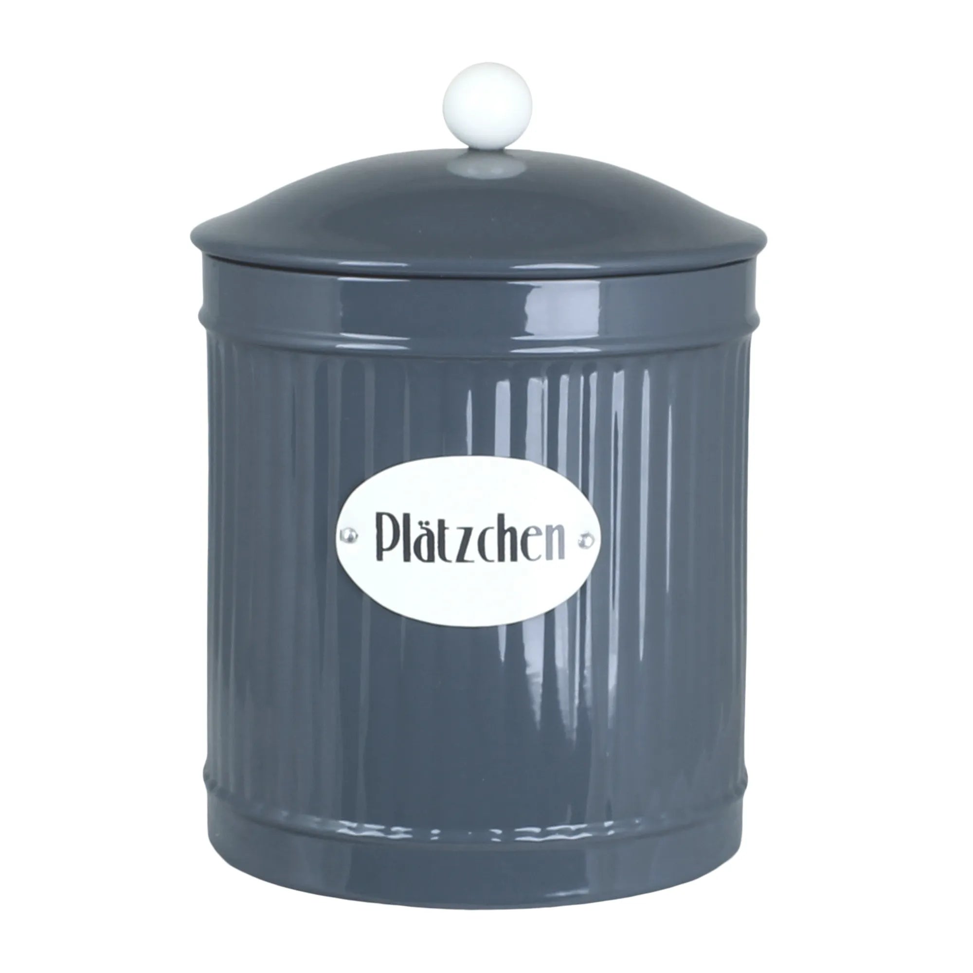 Strömshaga Vorratsdose Hugo &quot;Plätzchen&quot; blau