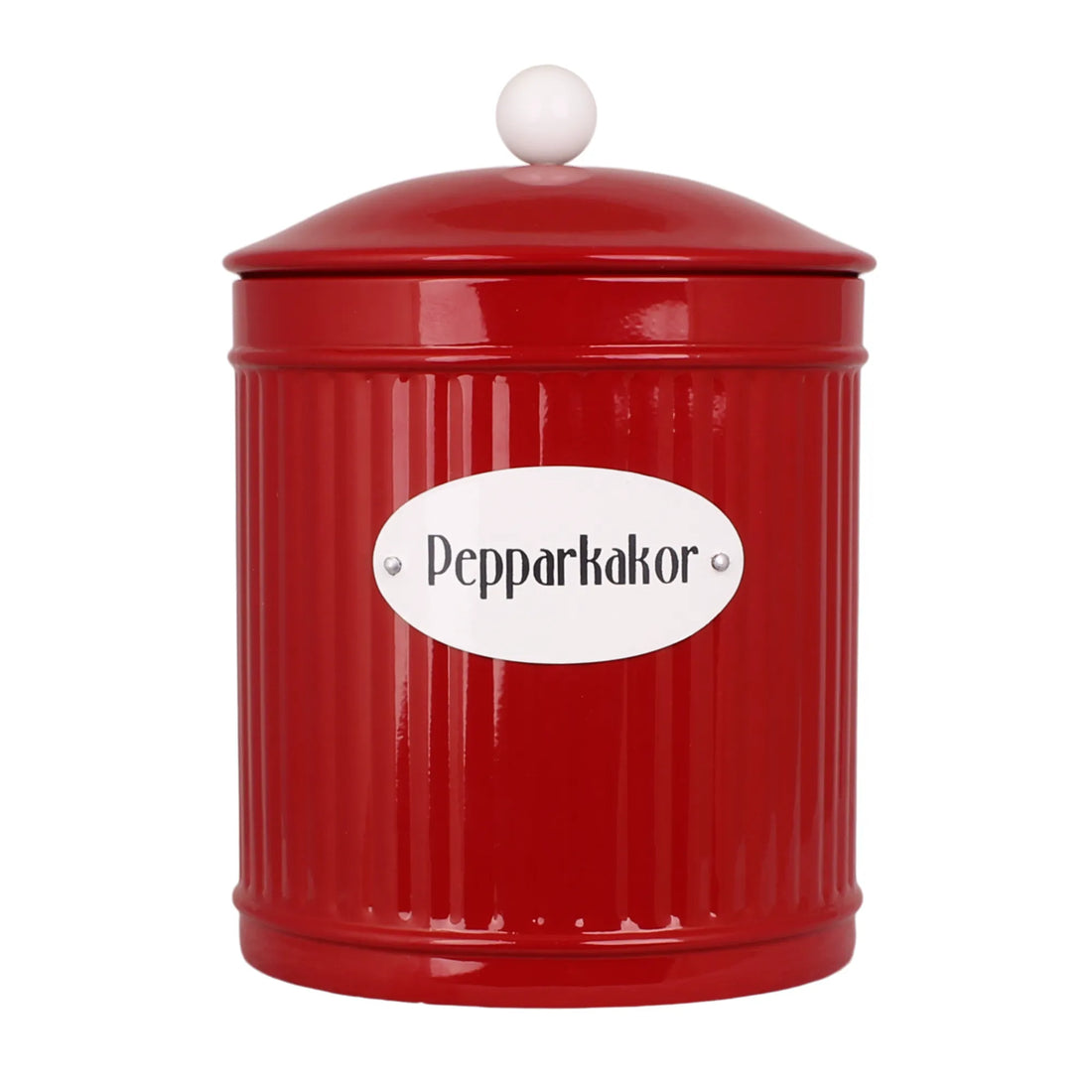 Strömshaga Aufbewahrungsdose schwedisch &quot;Pepparkakor&quot; Lebkuchen rot 20 cm