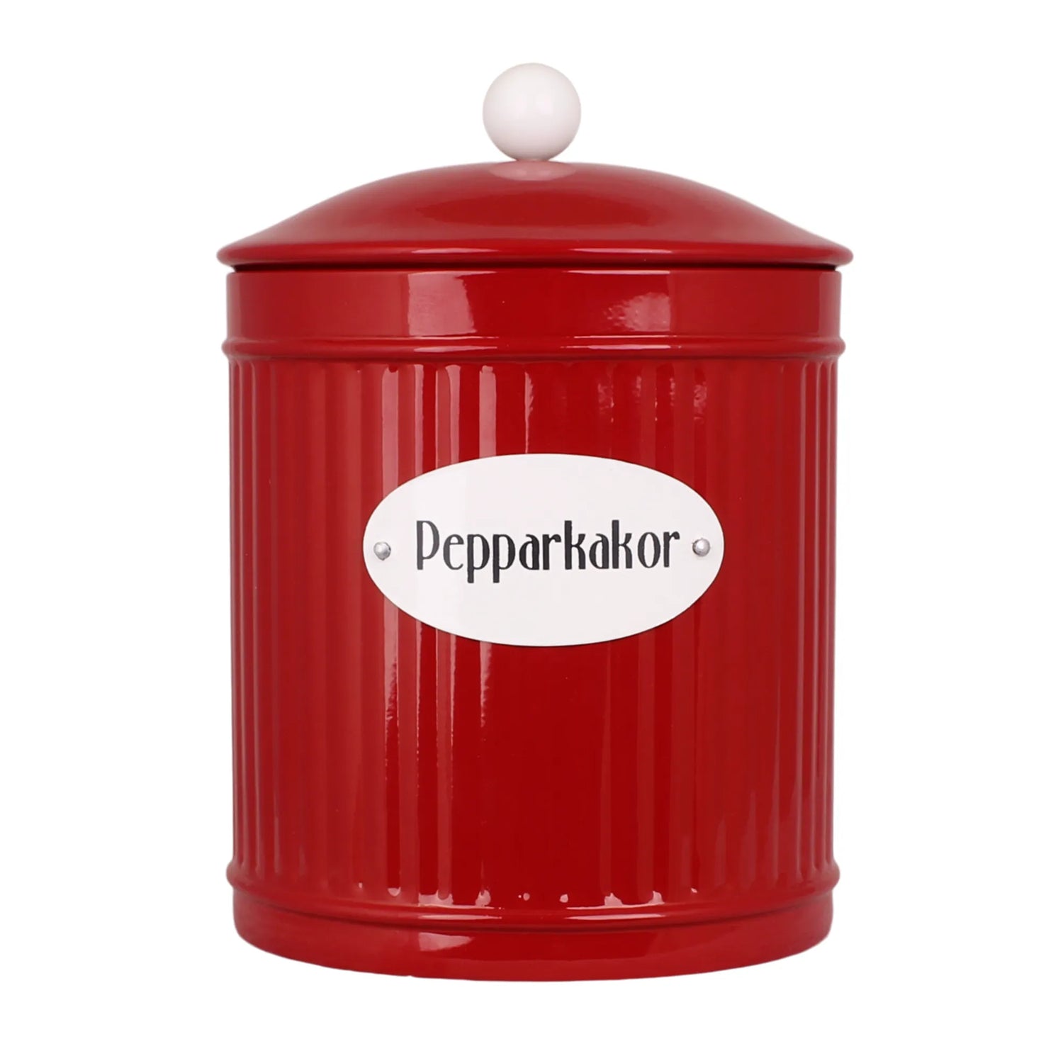 Strömshaga Aufbewahrungsdose schwedisch &quot;Pepparkakor&quot; Lebkuchen rot 20 cm